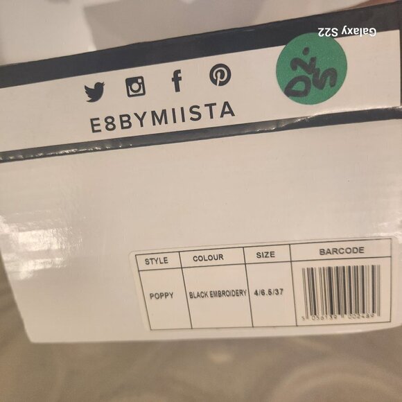 E8 By Miista Embroidered "Poppy" Mules. NIB. Size 6 - Picture 8 of 9